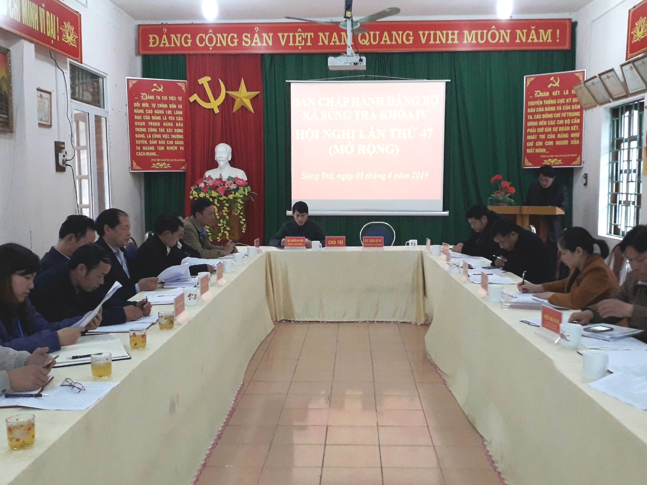 Hội nghị BCH Đảng bộ xã lần thứ 47 khóa IV, nhiệm kỳ 2015 – 2020 (Mở rộng)